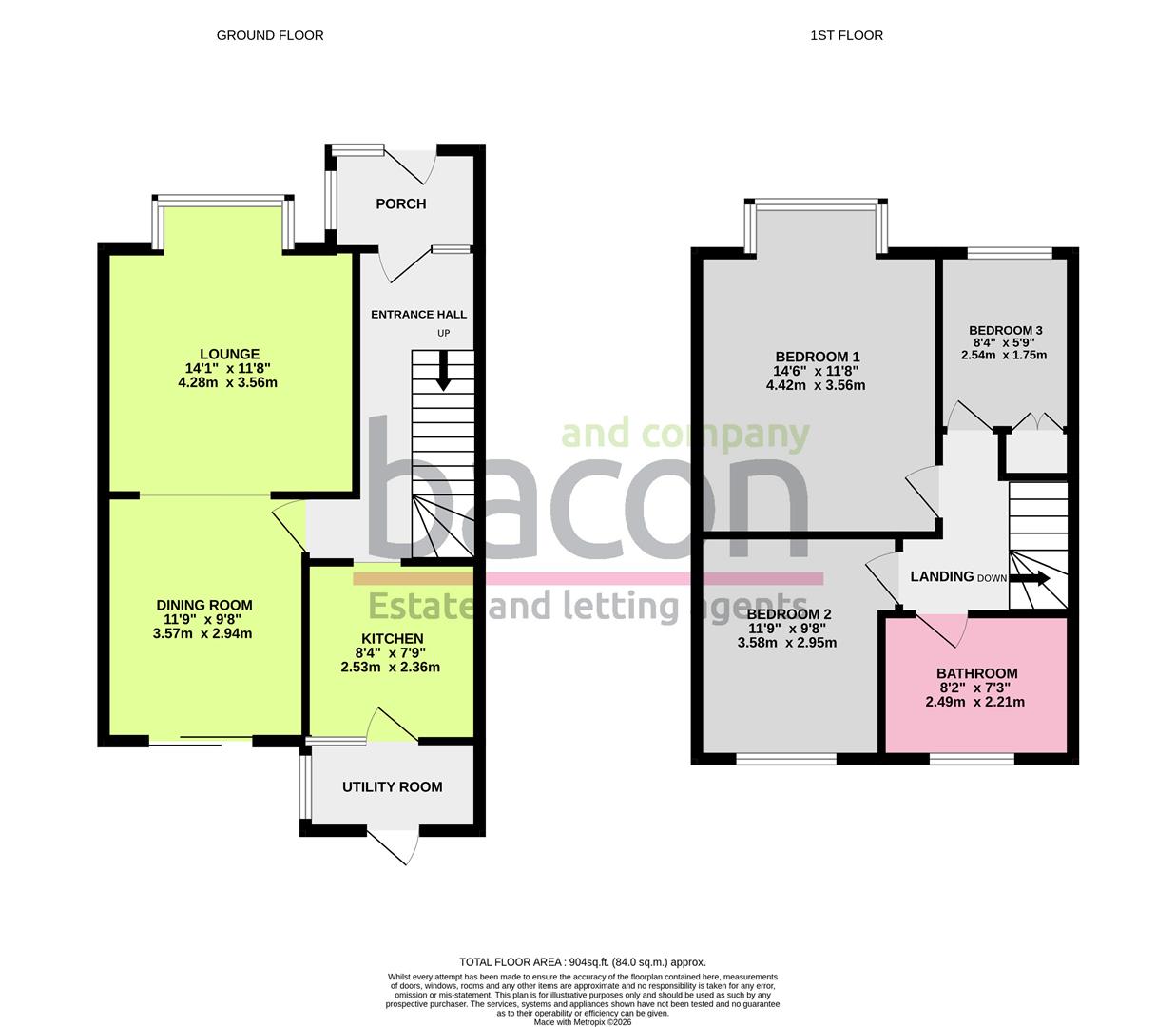 Floor Plan | House - End Terrace | Meadow Road, Worthing, BN11 | For Sale